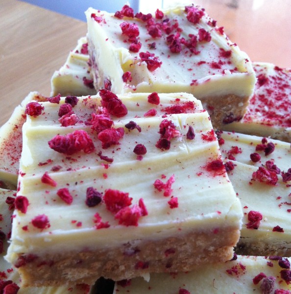 White Chocolate and Raspberry Slice | Greers Road Kitchen