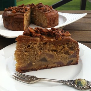 Pear and Caramel Cake